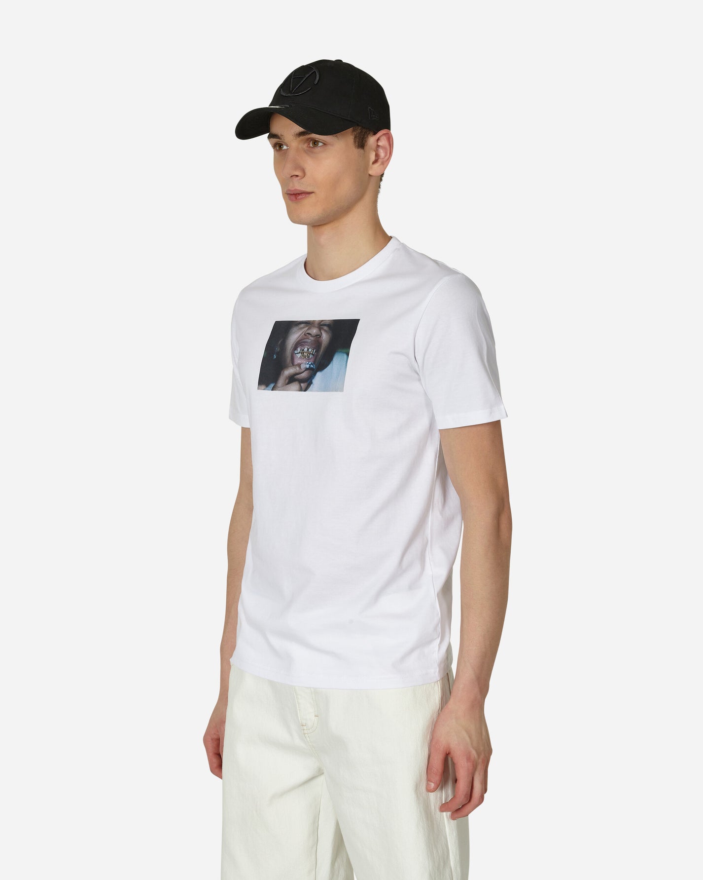 Idea Book Mouth Full Of Golds White T-Shirt White T-Shirts Shortsleeve IBMOUTHTEE WHT