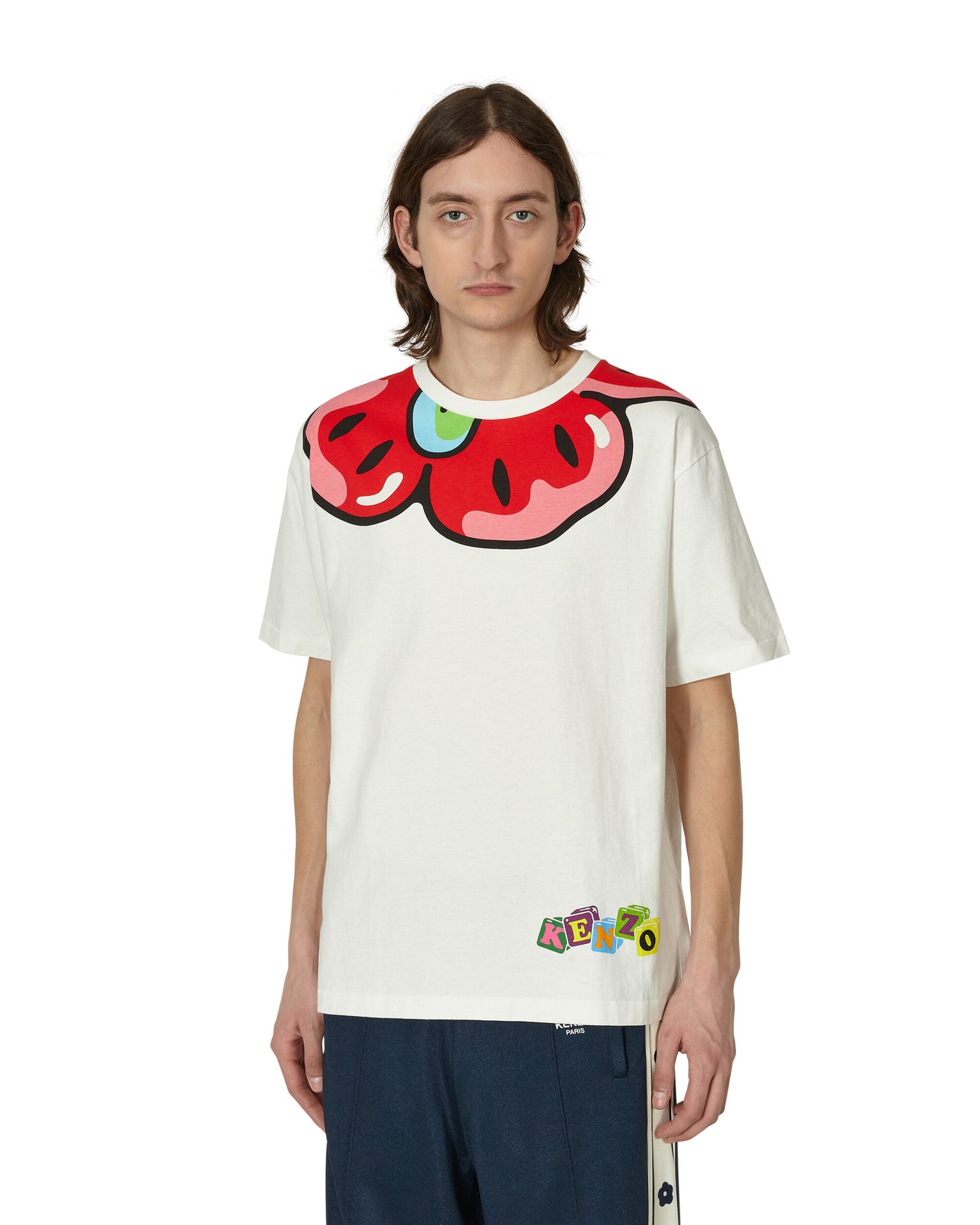 KENZO Paris Boke Boy Oversize T-Shirt White T-Shirts Shortsleeve FD55TS4564SY 02