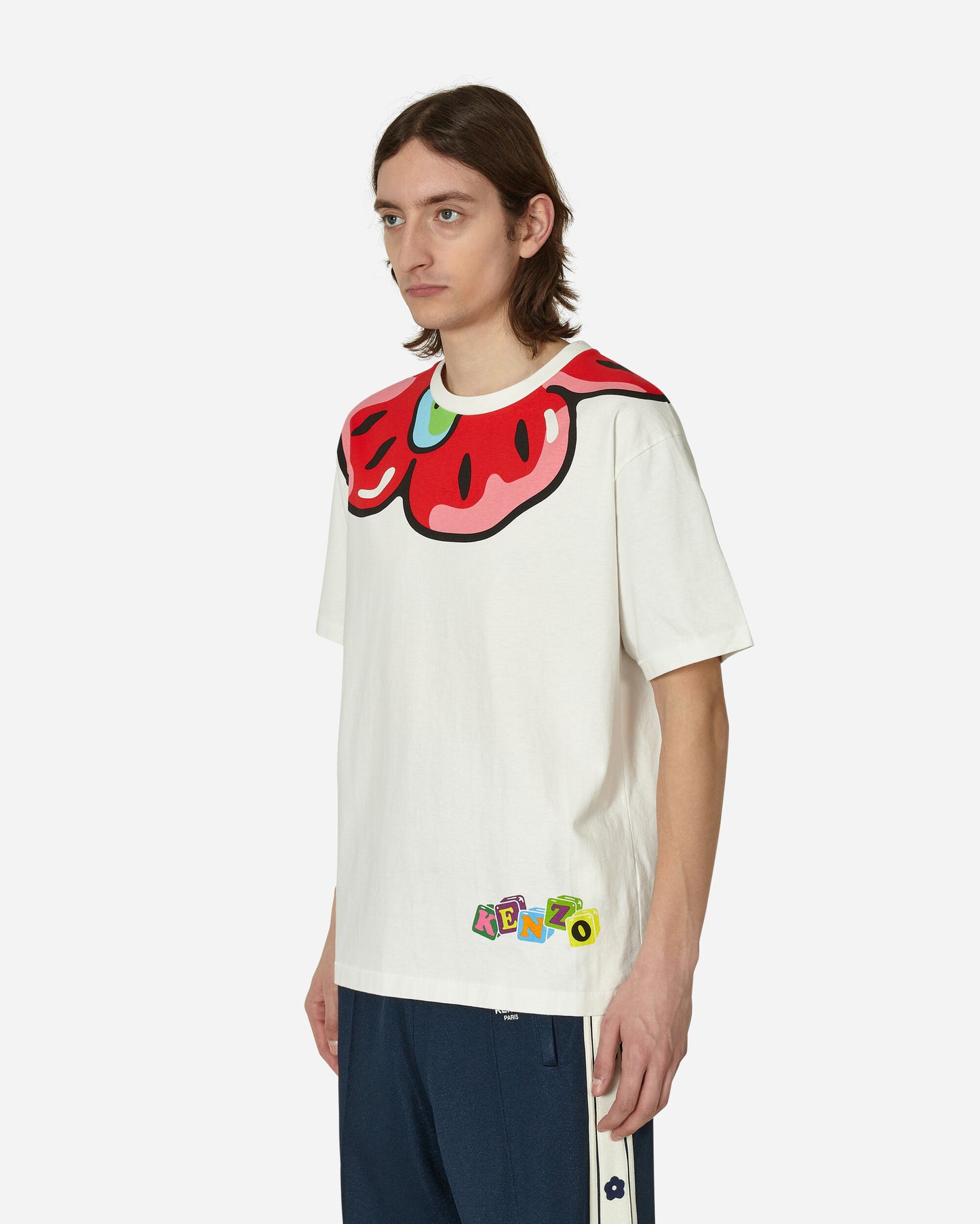 KENZO Paris Boke Boy Oversize T-Shirt White T-Shirts Shortsleeve FD55TS4564SY 02