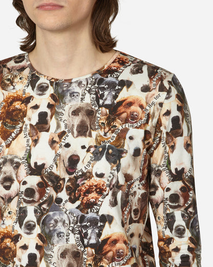 Martine Rose Stretch Top Cats&Dogs T-Shirts Longsleeve MRSS23423  MRCND 