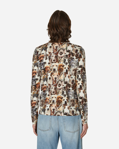 Martine Rose Stretch Top Cats&Dogs T-Shirts Longsleeve MRSS23423  MRCND 