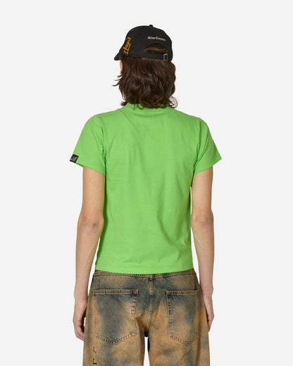 Martine Rose Shrunken T-Shirt Fluoro Green Rose Xchange  T-Shirts Shortsleeve MRSS23629  FLUGRX 