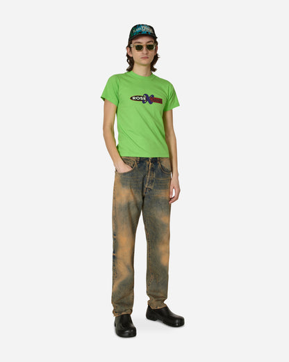 Martine Rose Shrunken T-Shirt Fluoro Green Rose Xchange  T-Shirts Shortsleeve MRSS23629  FLUGRX 