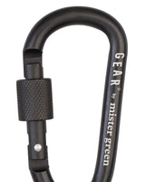 Mister Green Carabiner Black Small Accessories Keychains MGCARABINER 002
