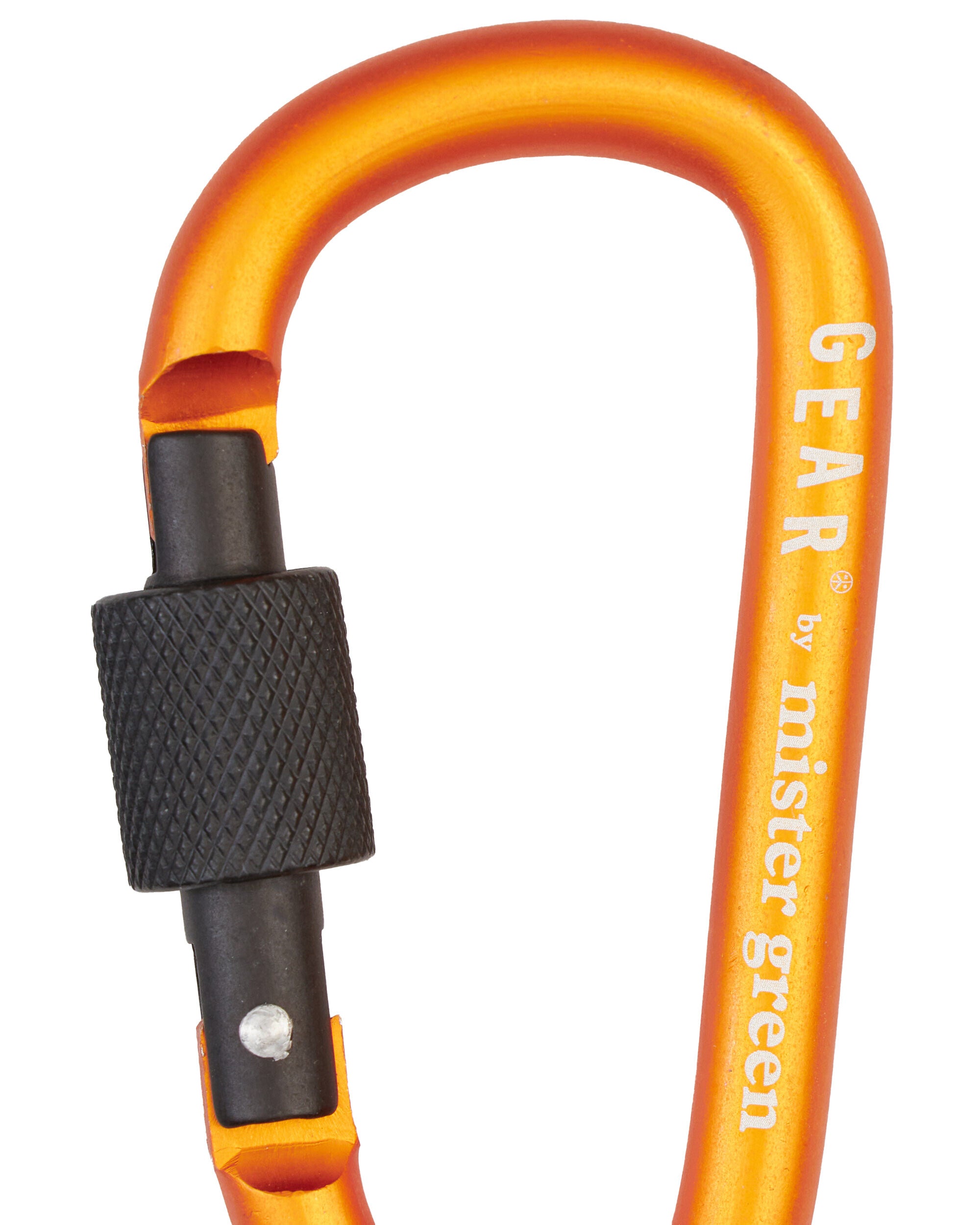 Mister Green Carabiner Orange Small Accessories Keychains MGCARABINER 004