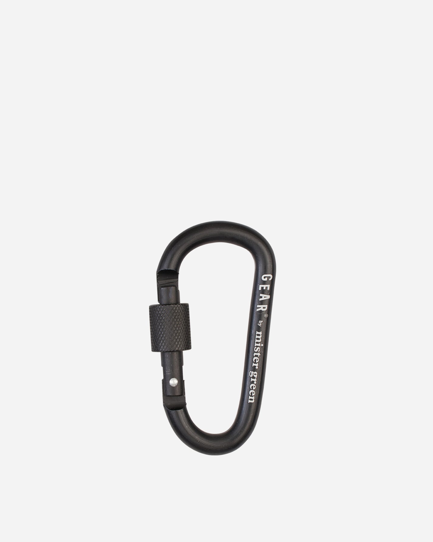 Mister Green Carabiner Black Small Accessories Keychains MGCARABINER 002