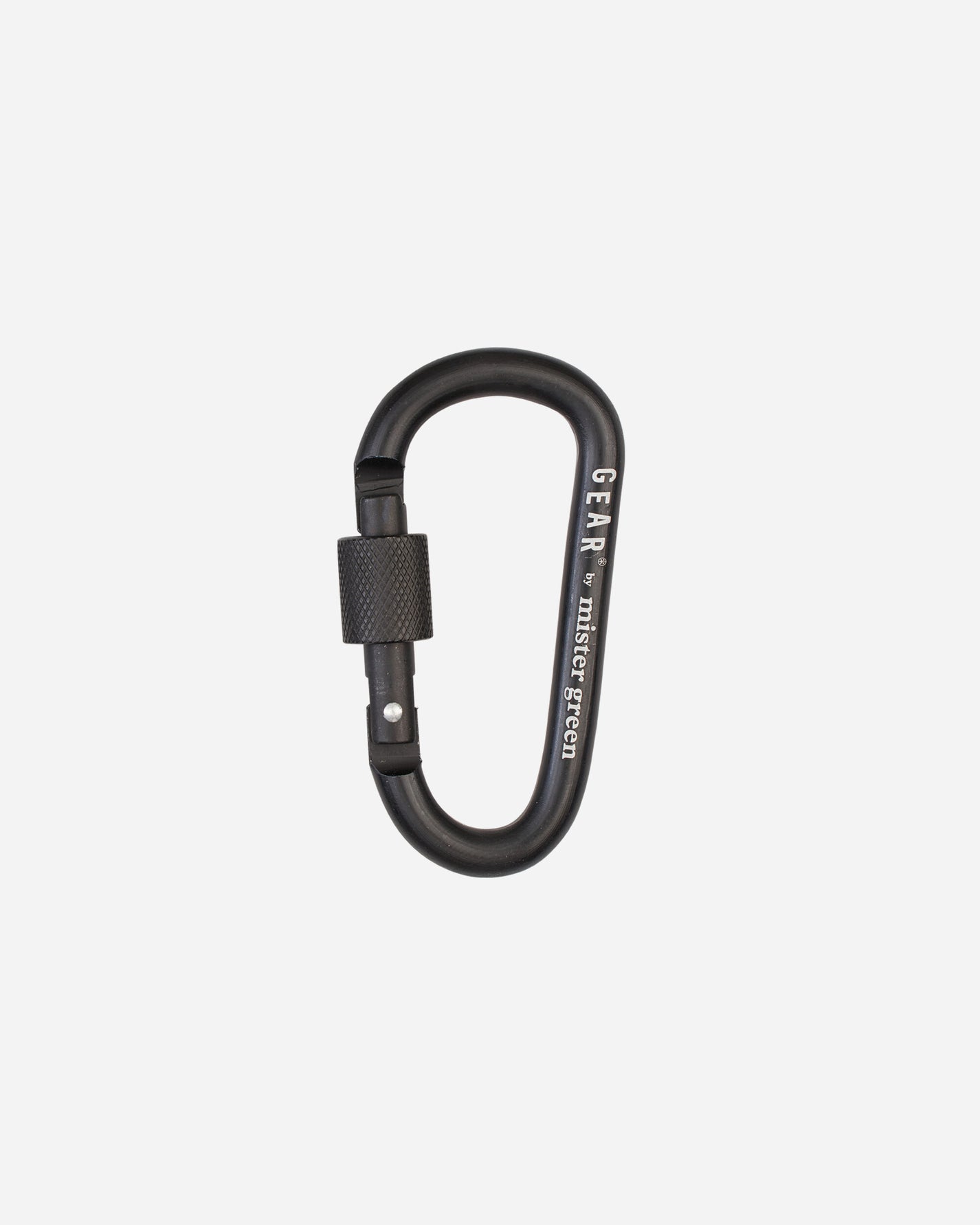 Mister Green Carabiner Black Small Accessories Keychains MGCARABINER 002