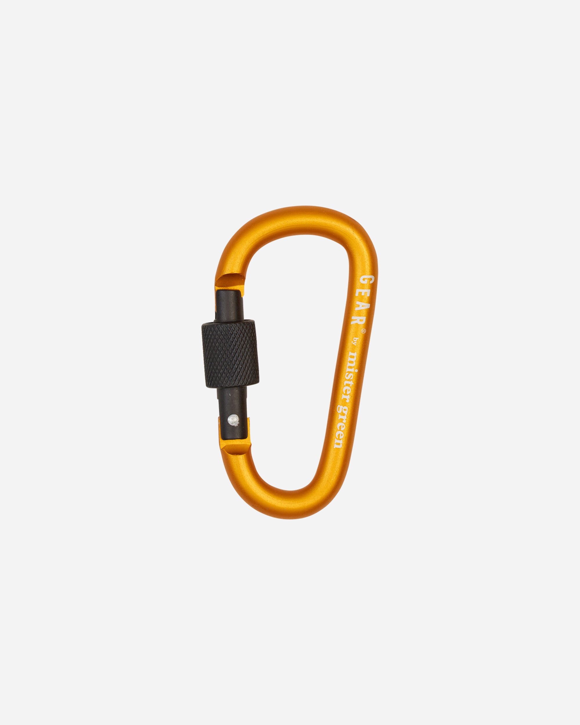 Mister Green Carabiner Yellow Small Accessories Keychains MGCARABINER 005
