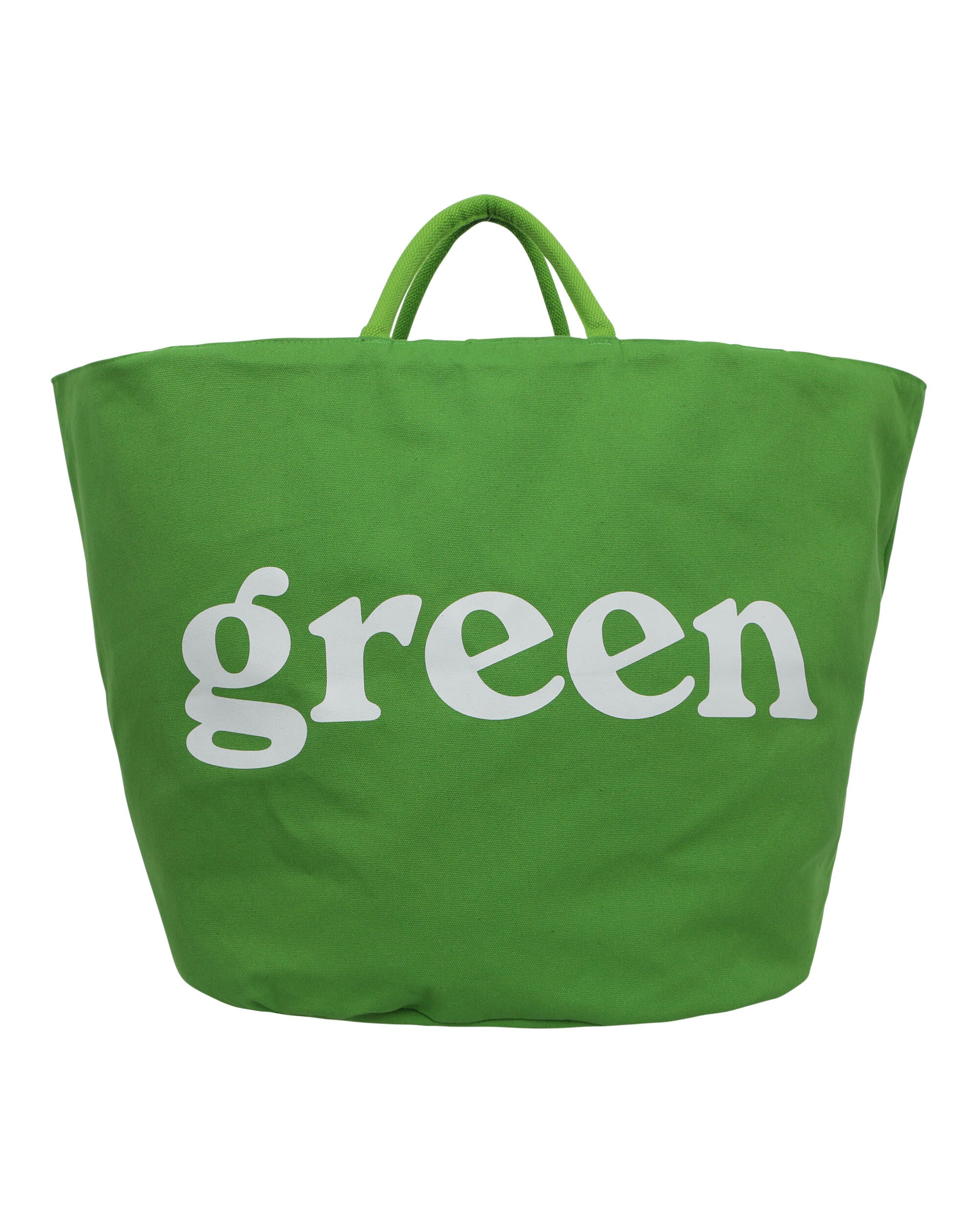 Mister Green Round Tote/Grow Pot - Medium Green Bags and Backpacks Tote Bags MGROUNDTOTEM 001