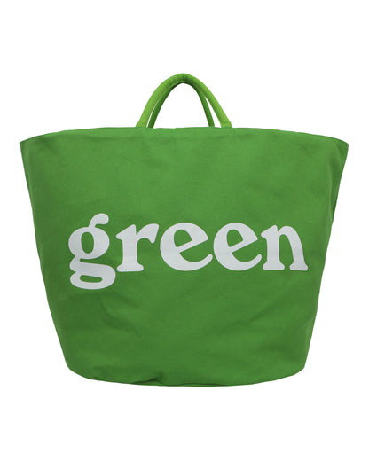 Mister Green Round Tote/Grow Pot - Medium Green Bags and Backpacks Tote Bags MGROUNDTOTEM 001