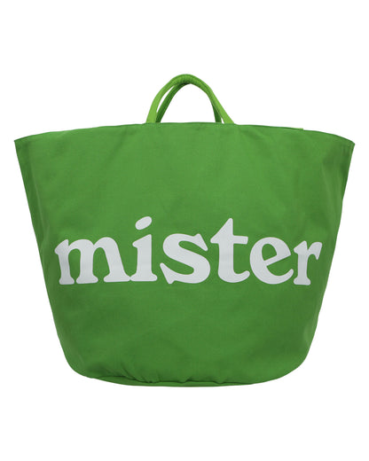 Mister Green Round Tote/Grow Pot - Medium Green Bags and Backpacks Tote Bags MGROUNDTOTEM 001