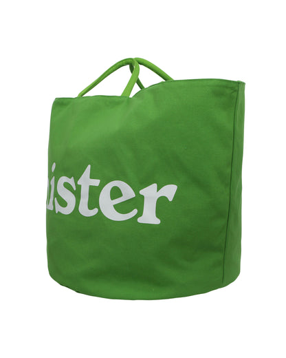 Mister Green Round Tote/Grow Pot - Medium Green Bags and Backpacks Tote Bags MGROUNDTOTEM 001