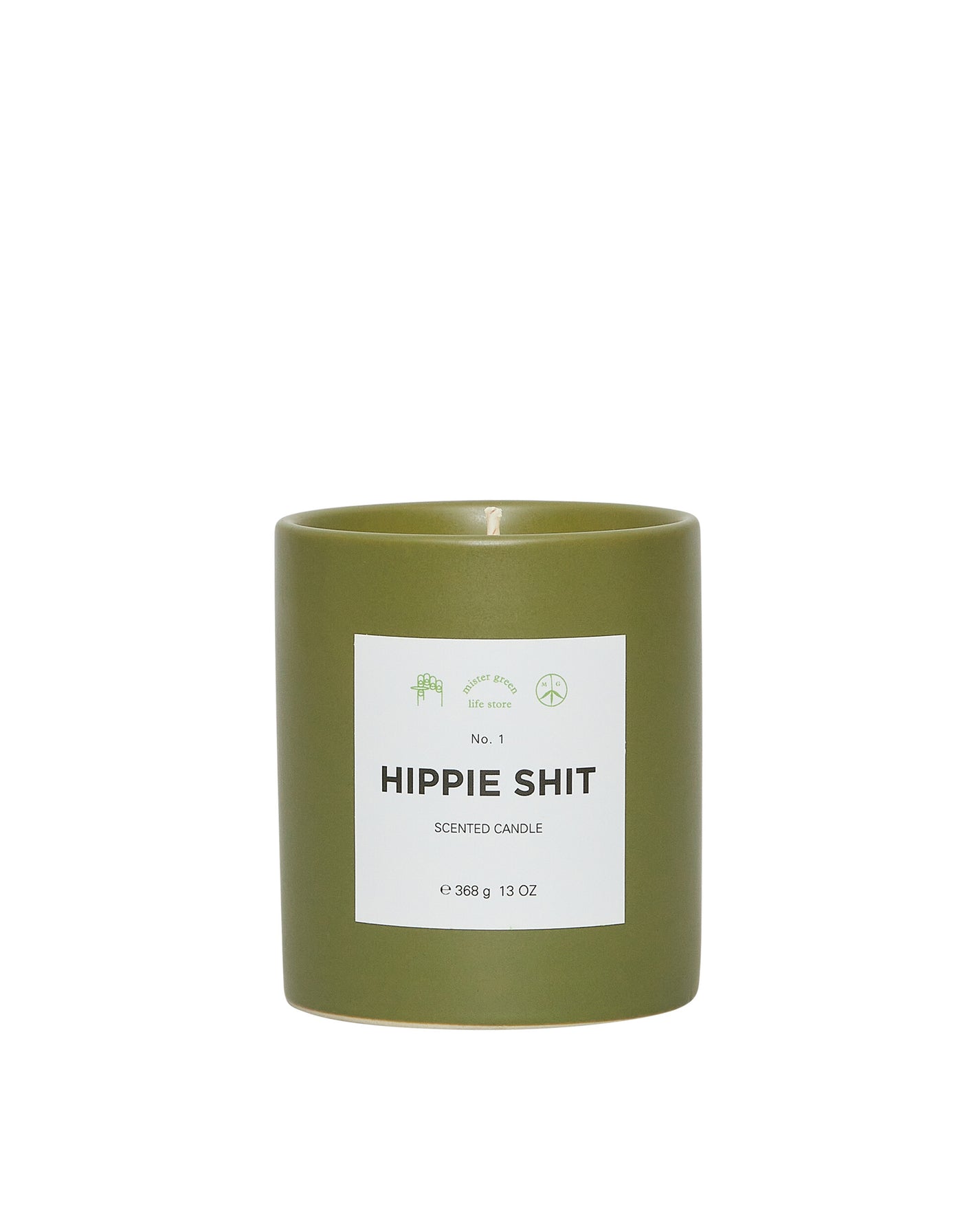 Mister Green Fragrance No. 1 Hippie Shit Candle Multicolor Home Decor Candles MGFRAGR1CANDLE 001