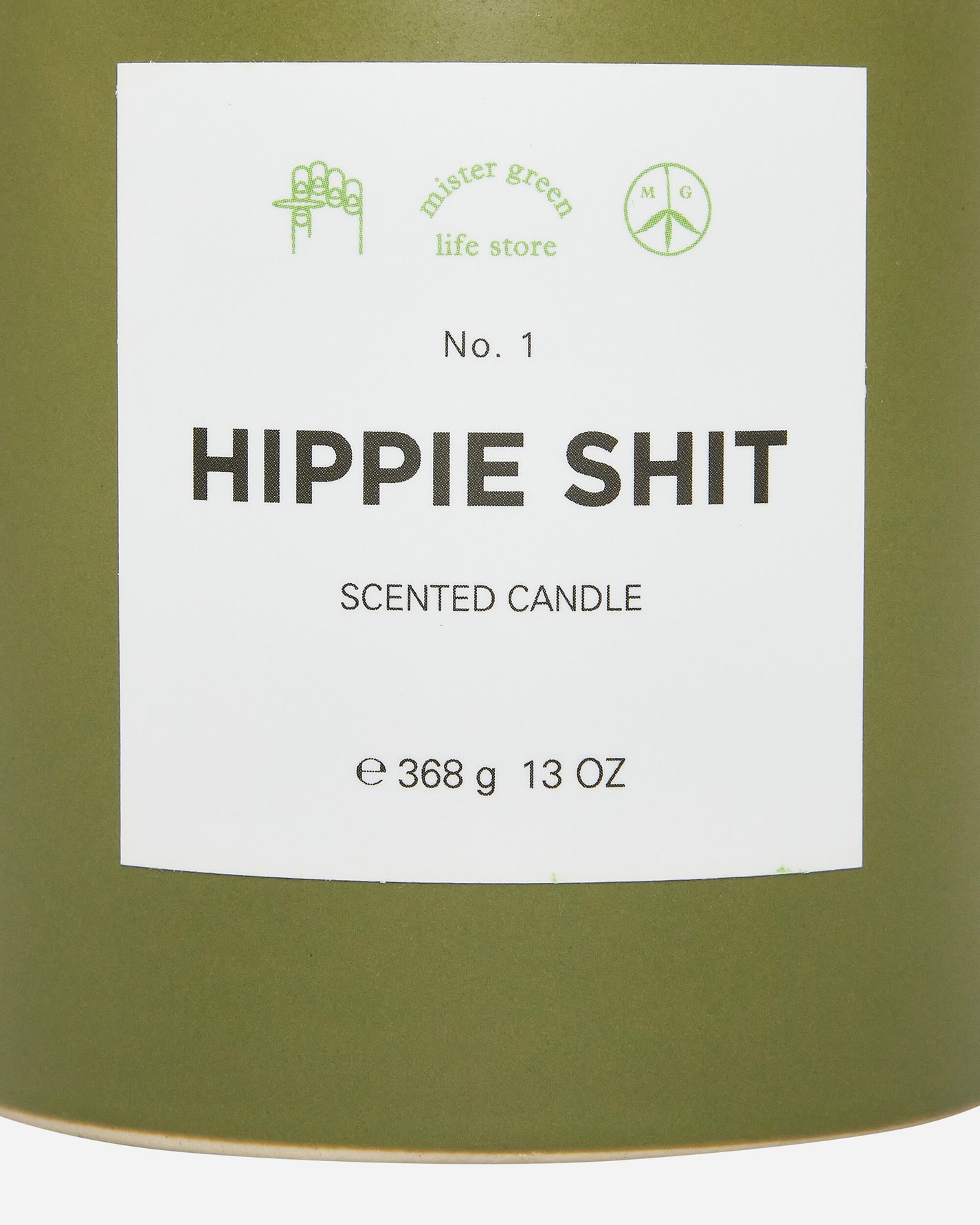 Mister Green Fragrance No. 1 Hippie Shit Candle Multicolor Home Decor Candles MGFRAGR1CANDLE 001