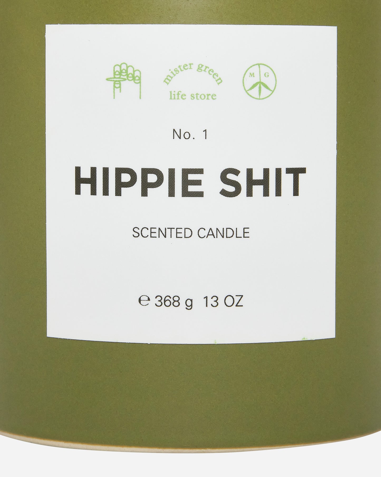 Mister Green Fragrance No. 1 Hippie Shit Candle Multicolor Home Decor Candles MGFRAGR1CANDLE 001