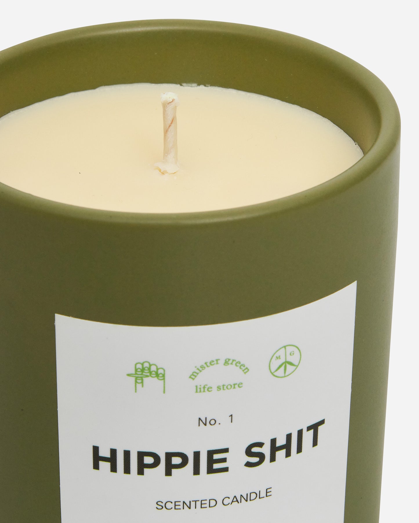 Mister Green Fragrance No. 1 Hippie Shit Candle Multicolor Home Decor Candles MGFRAGR1CANDLE 001