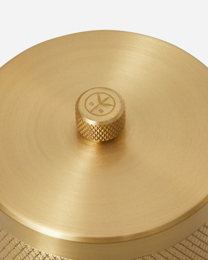 Mister Green Lidded Ashtray Brass High Times Smoking Sets MGLIDTRAY 001