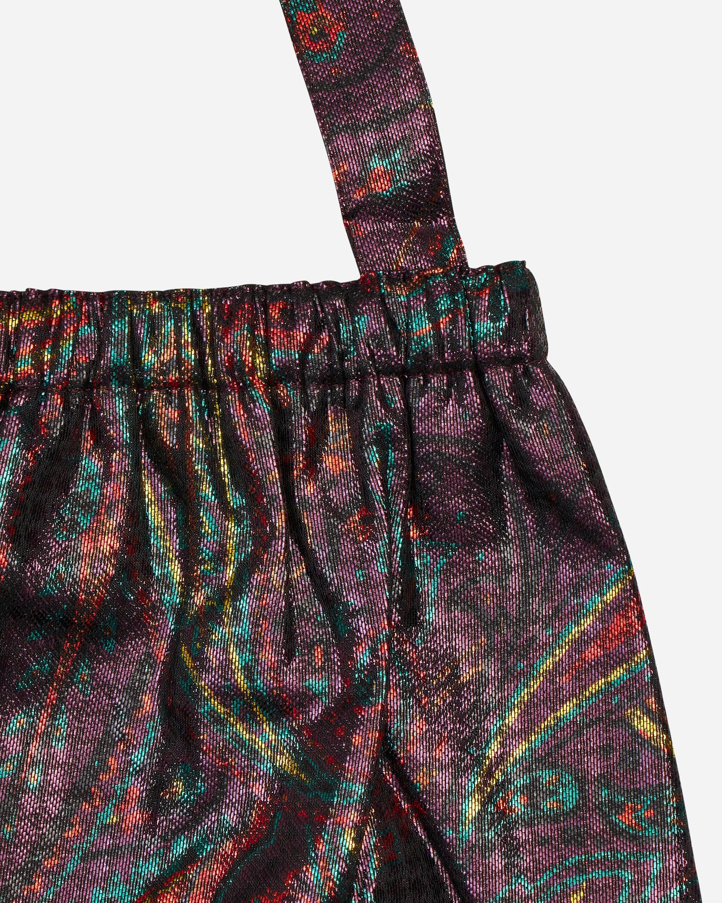 Needles Elastic Pochette- Pe/Cu Lame Jq. / Paisley Printed Bordeaux Bags and Backpacks Pouches MR073 A