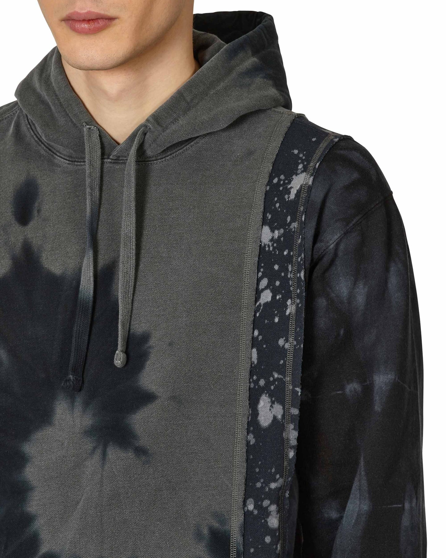 Needles 5 Cuts Hoody - B&W Mishmash Assorted Sweatshirts Hoodies MR358 1
