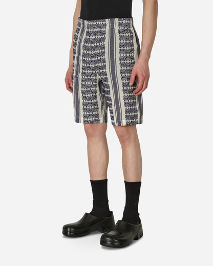 Needles Basketball Short - Papillon Stripe Dobby Jq. White Shorts Short MR243 A