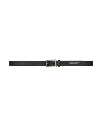 Neighborhood Leather Plain Belt Black Belts Belt 231PKNH-AC01 BK