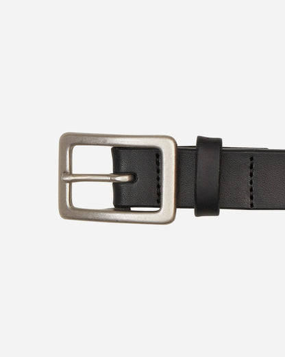 Neighborhood Leather Plain Belt Black Belts Belt 231PKNH-AC01 BK