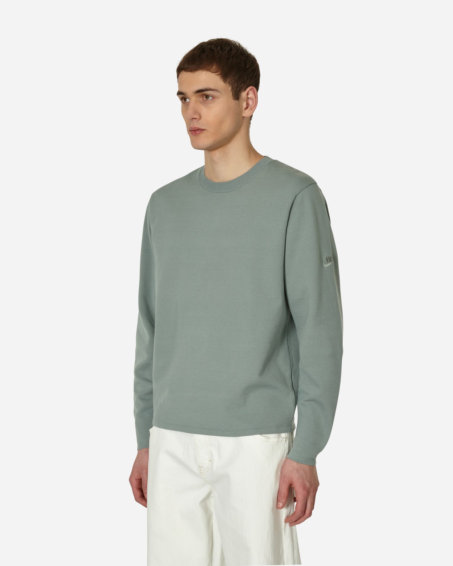 Nike Tp Tfadv Tf Eng Crew Mica Green/Light Silver Sweatshirts Crewneck DV9974-330