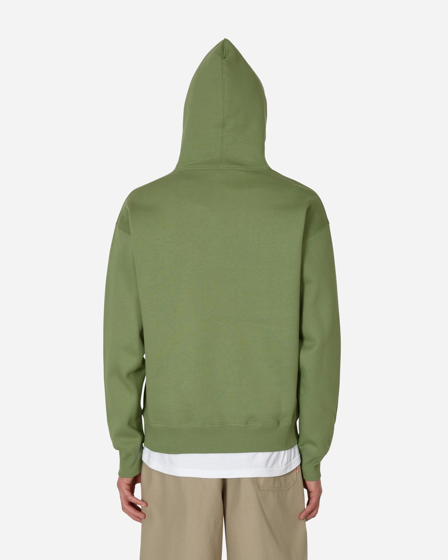 Nike Solo Swsh Flc Po Hoodie Oil Green/White Sweatshirts Hoodies DX1355-386