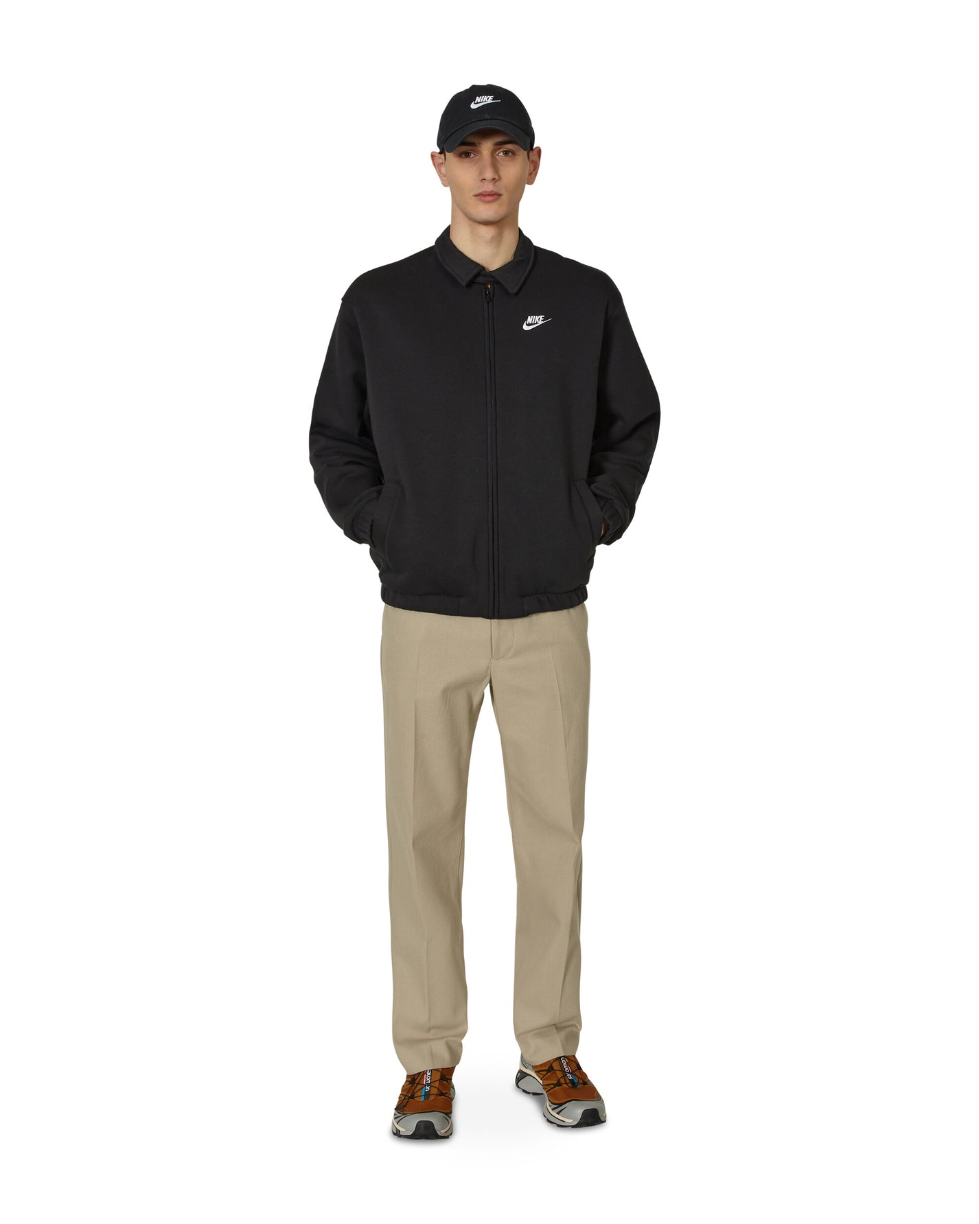 Nike Club Bb Harrington Jkt Black/White Coats and Jackets Jackets DX0539-010