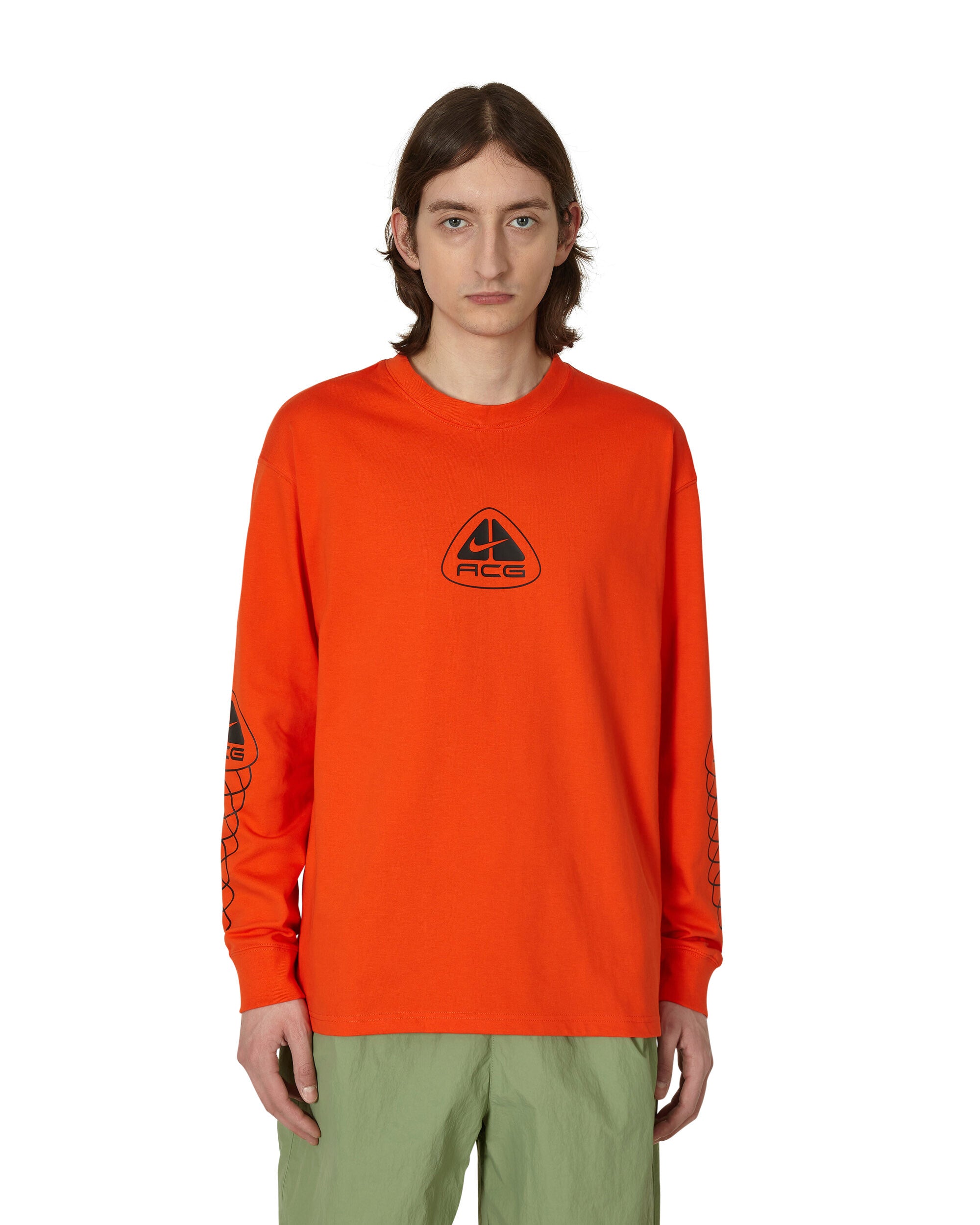 Nike Acg Ls Tee Ssnl Lungs Picante Red T-Shirts Longsleeve DX9454-633