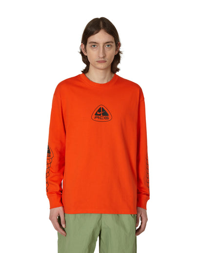 Nike Acg Ls Tee Ssnl Lungs Picante Red T-Shirts Longsleeve DX9454-633