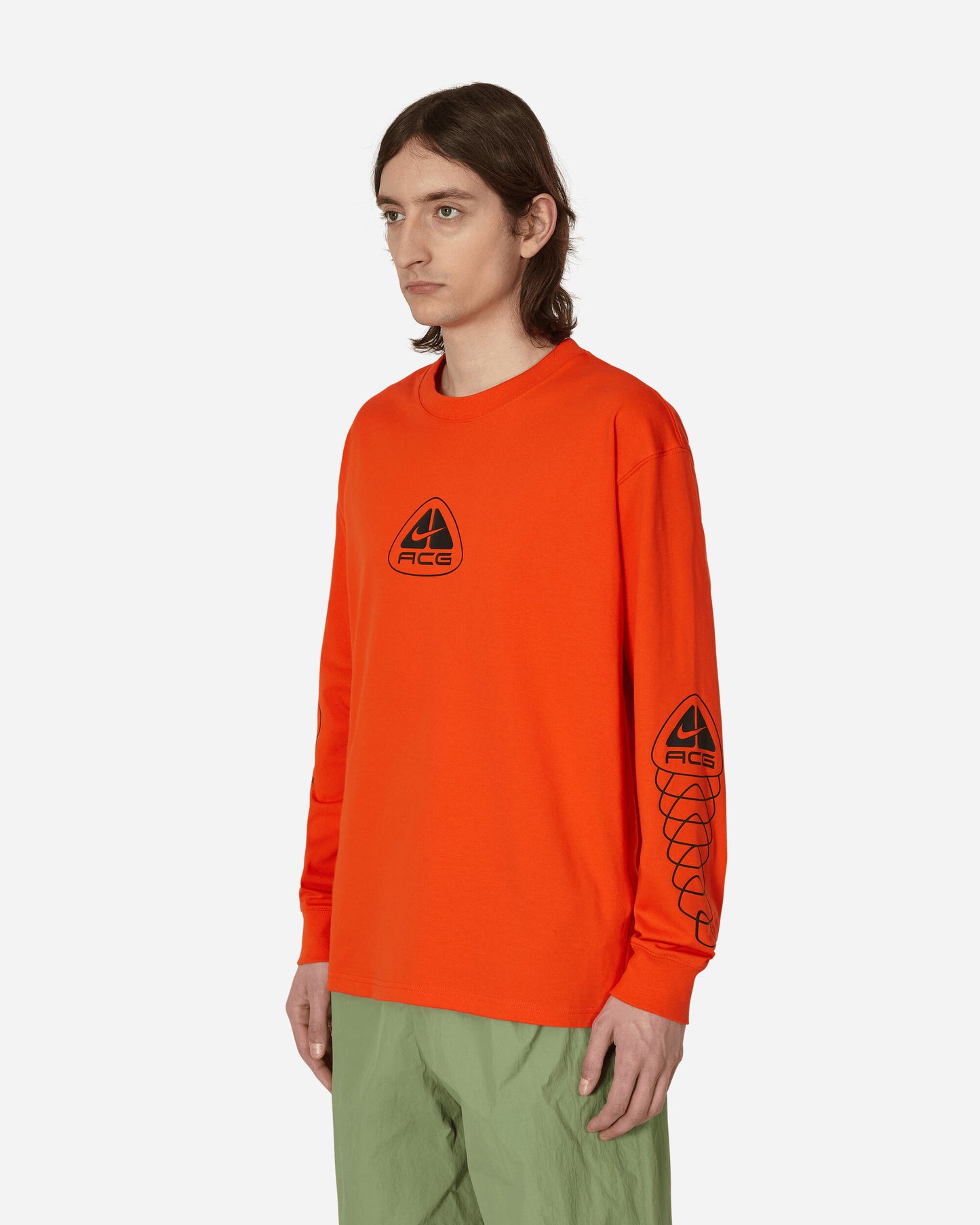 Nike Acg Ls Tee Ssnl Lungs Picante Red T-Shirts Longsleeve DX9454-633