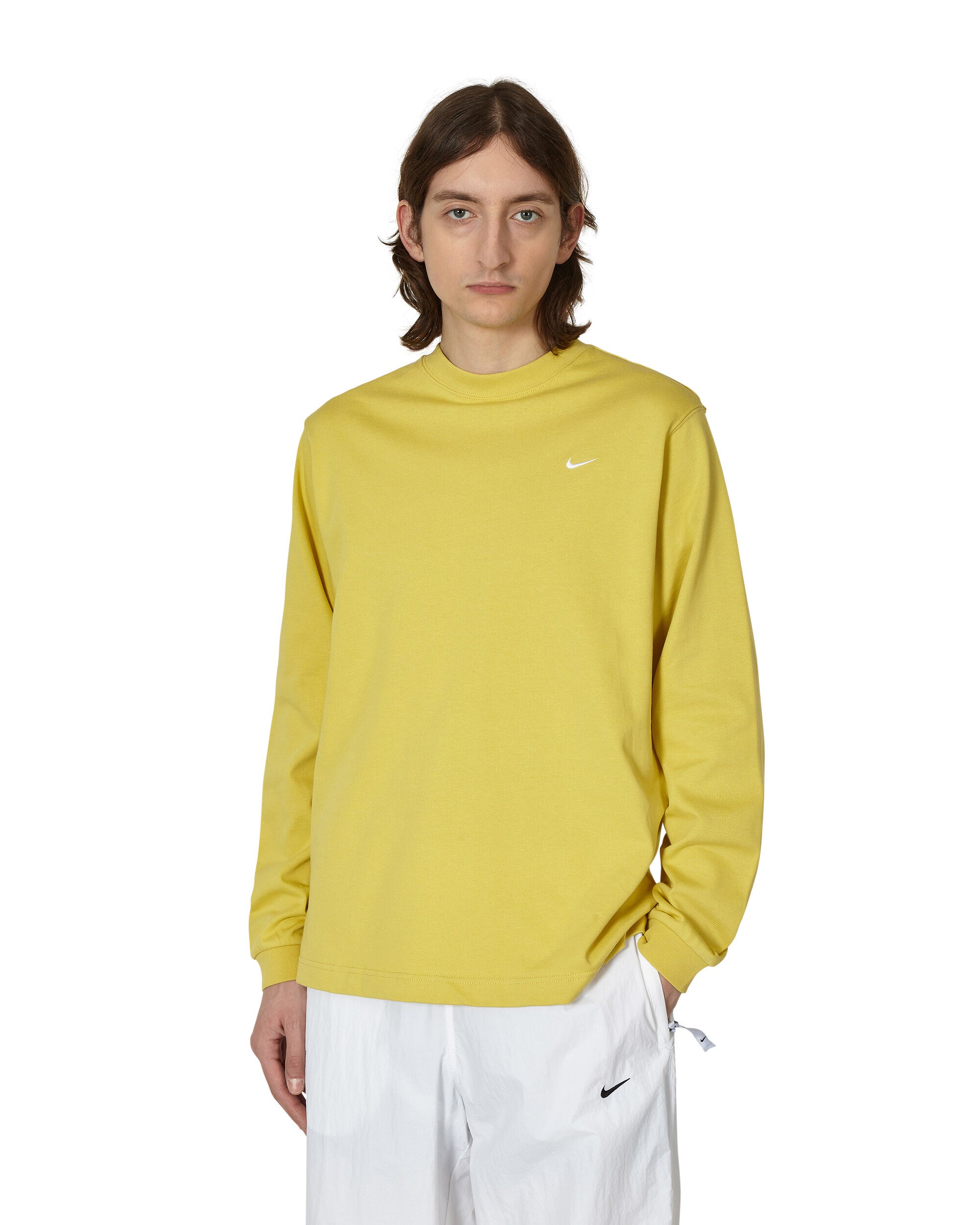 Nike Solo Swsh Ls Top Saturn Gold/White T-Shirts Longsleeve DX0884-700