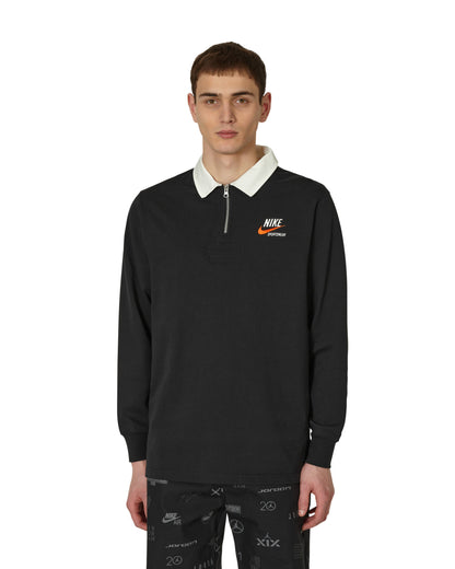 Nike Trend Rugby Top Black/Sail T-Shirts Polo DX6753-010