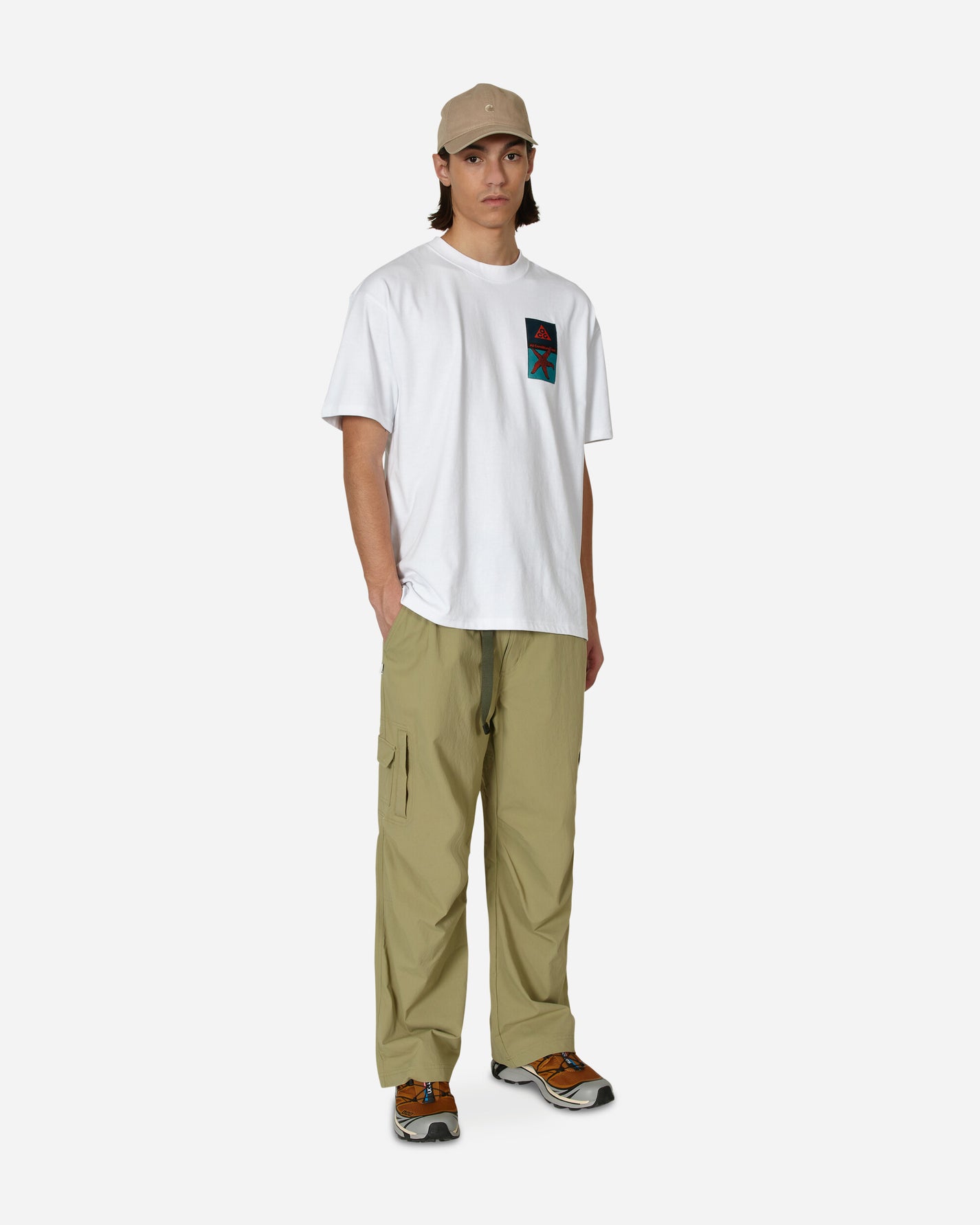 Nike Acg Ss Tee Patch White T-Shirts Shortsleeve DX9443-100