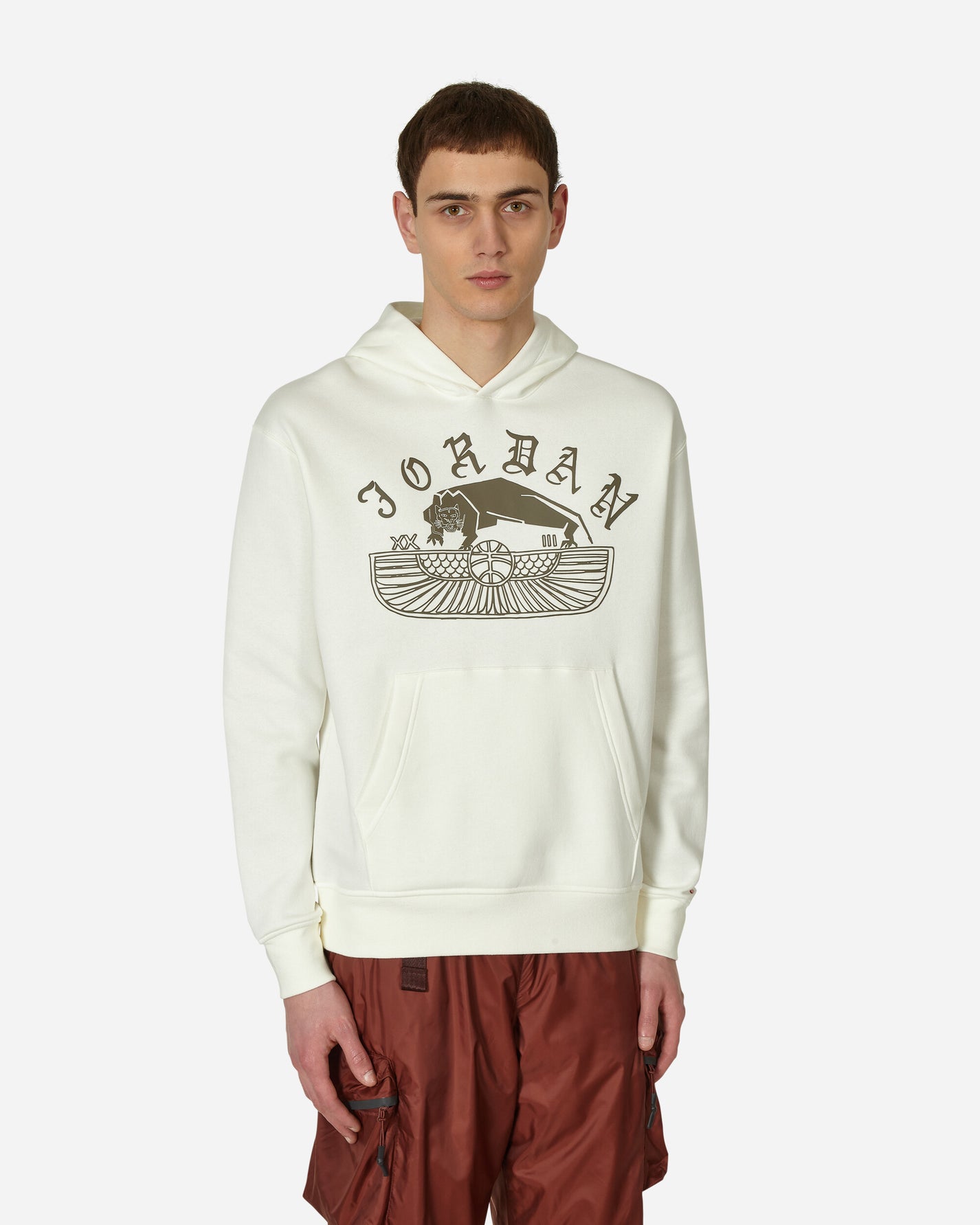 Nike Jordan Flt Artst Srs Flc Po Sail/Palomino Sweatshirts Hoodies DV7571-133