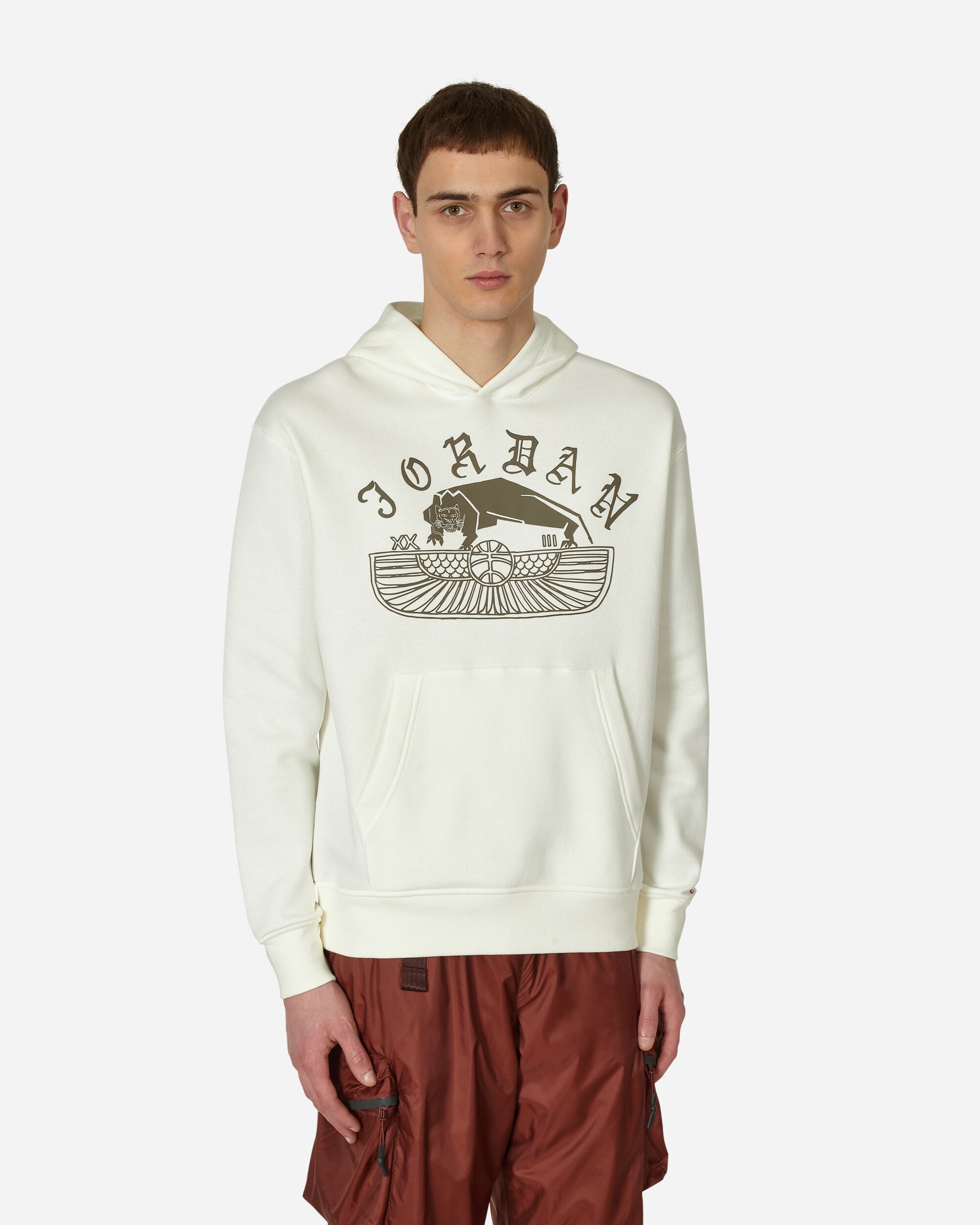 Nike Jordan Flt Artst Srs Flc Po Sail/Palomino Sweatshirts Hoodies DV7571-133