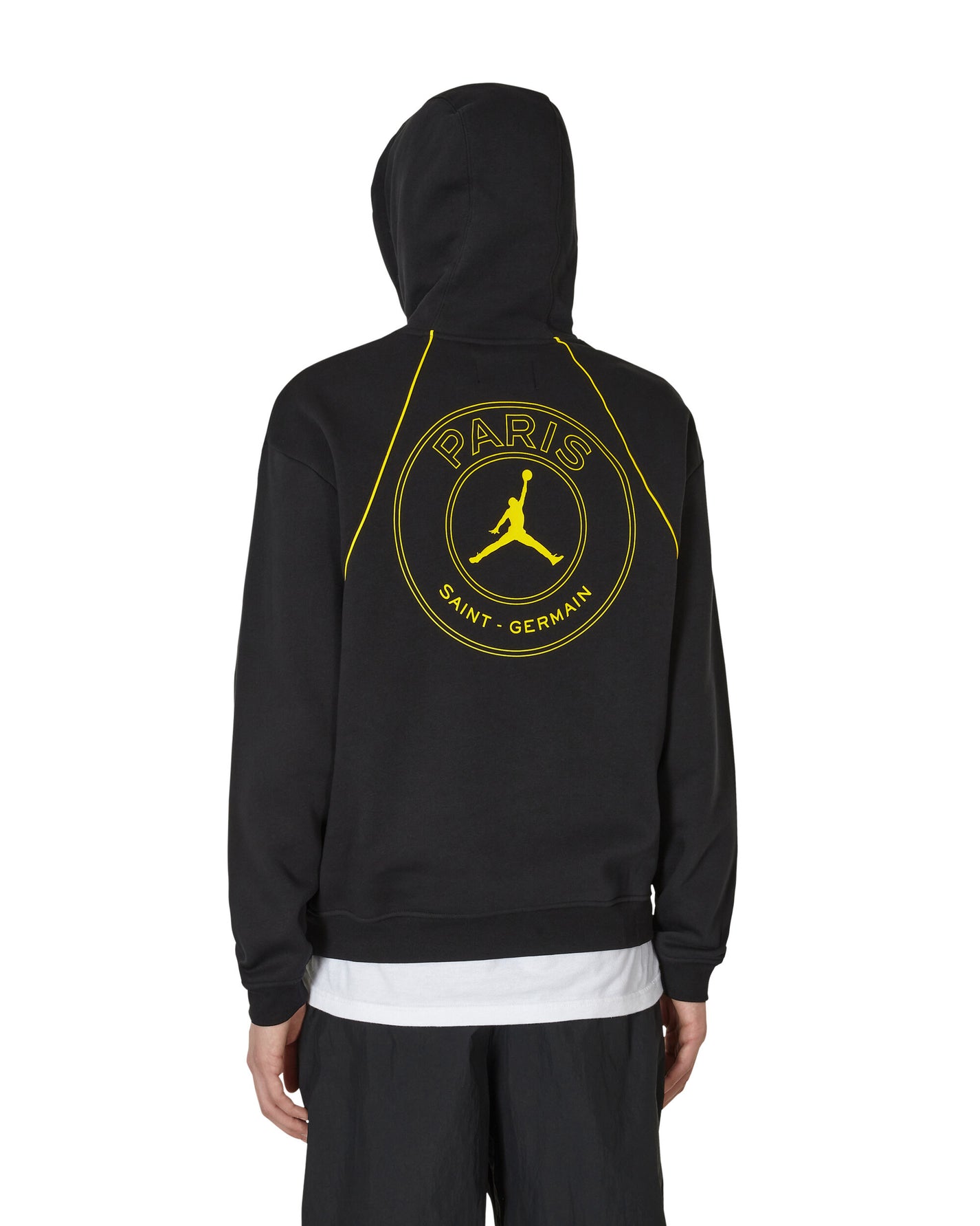 Nike Jordan Psg Flc Po Black/Tour Yellow Sweatshirts Hoodies DV0611-010