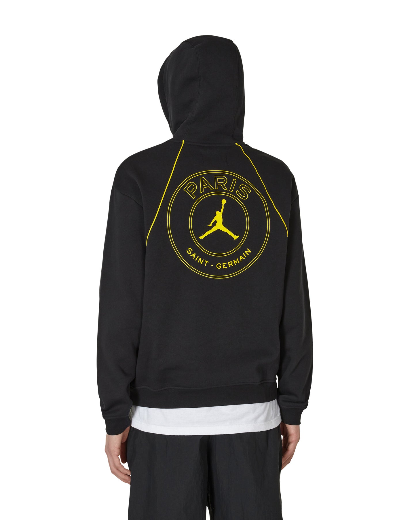 Nike Jordan Psg Flc Po Black/Tour Yellow Sweatshirts Hoodies DV0611-010