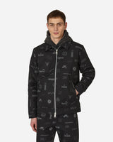 Nike Jordan Flt Hrtg Aop Ojkt Black Coats and Jackets Jackets DV7563-010