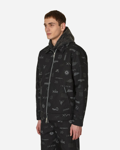 Nike Jordan Flt Hrtg Aop Ojkt Black Coats and Jackets Jackets DV7563-010