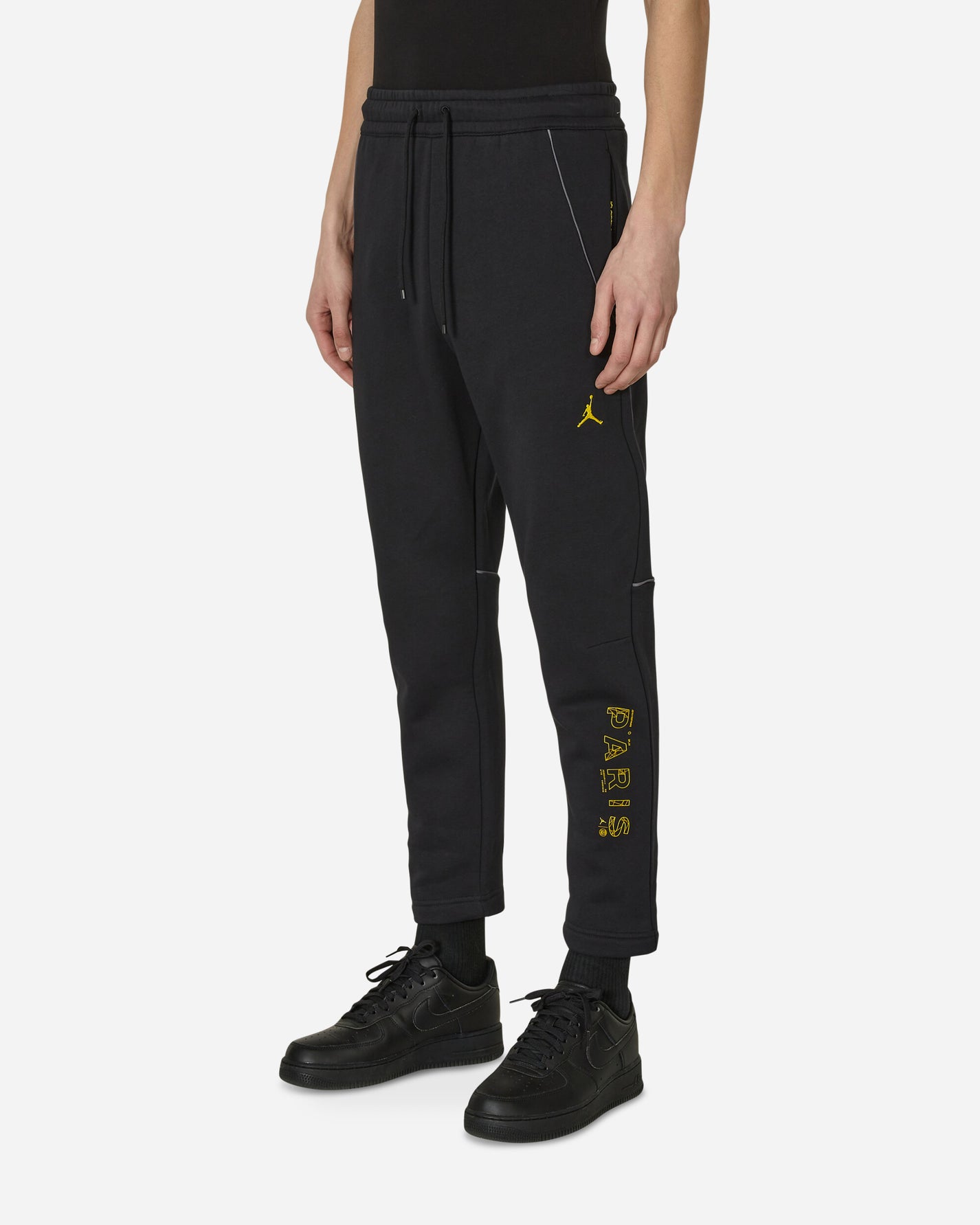 Nike Jordan Psg Flc Pant Black/Tour Yellow Pants Sweatpants DV0621-010