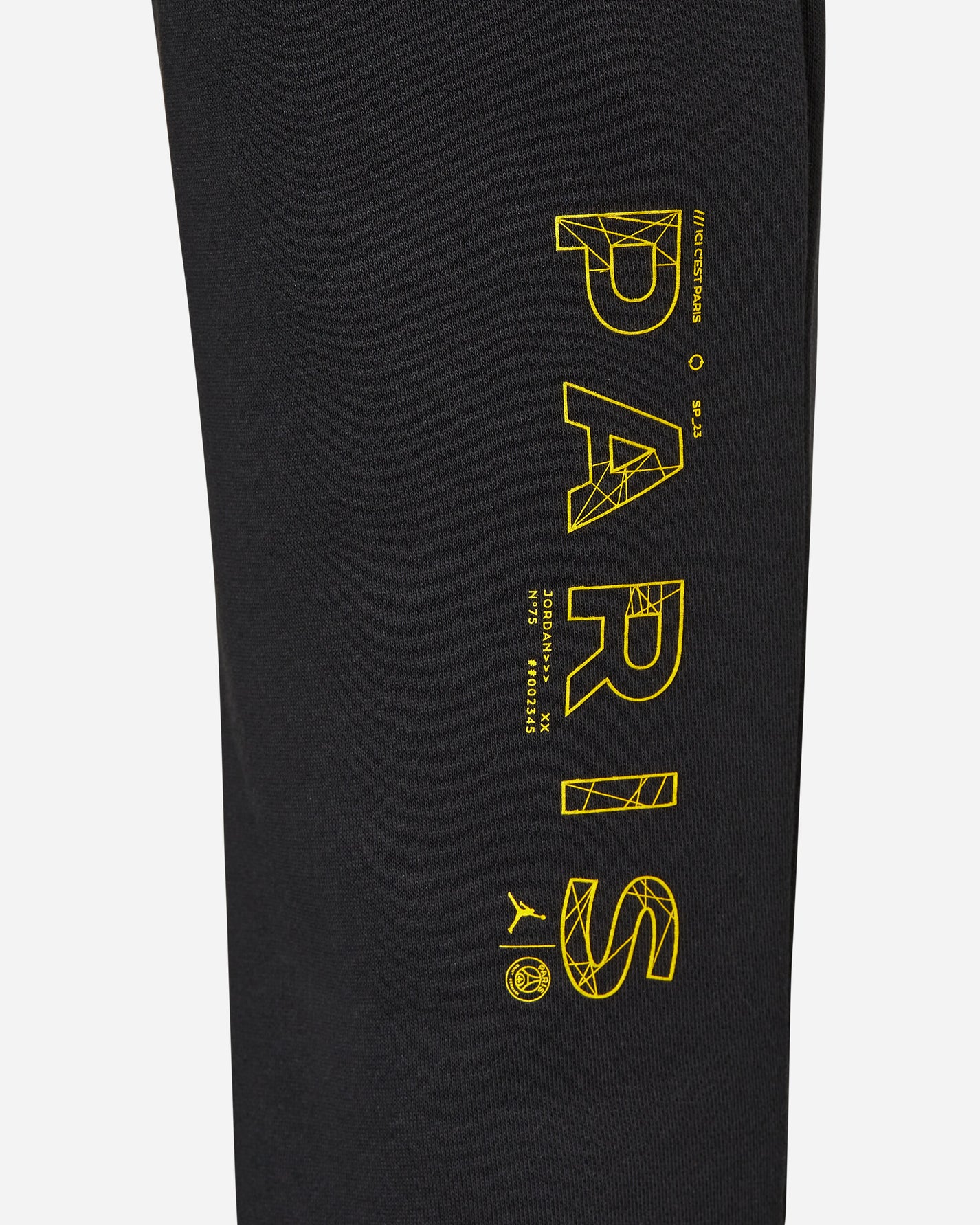 Nike Jordan Psg Flc Pant Black/Tour Yellow Pants Sweatpants DV0621-010