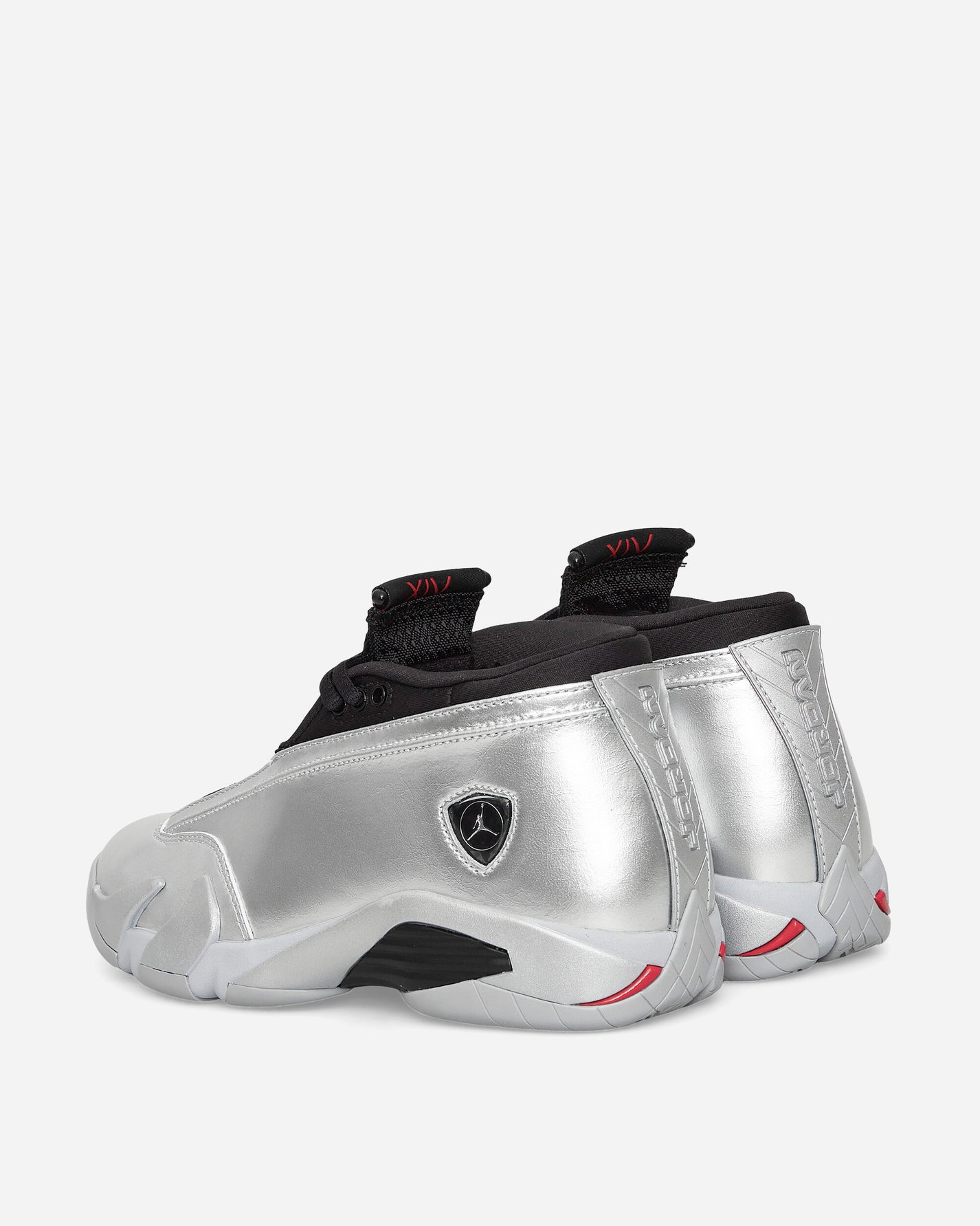 Nike Jordan Wmns Air Jordan 14 Retro Low Metallic Silver/Fire Red Sneakers Low DH4121-060