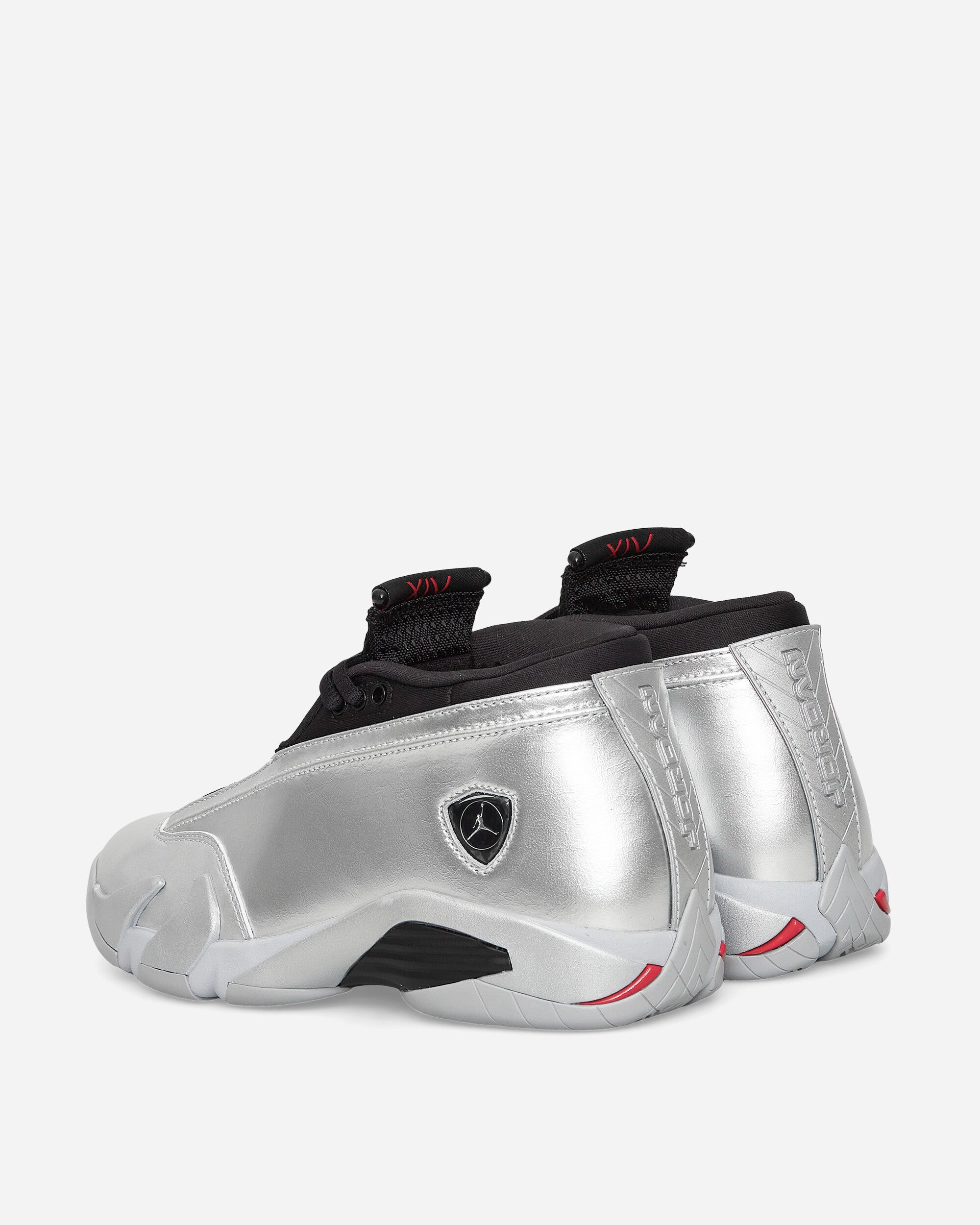 Nike Jordan Wmns Air Jordan 14 Retro Low Metallic Silver/Fire Red Sneakers Low DH4121-060