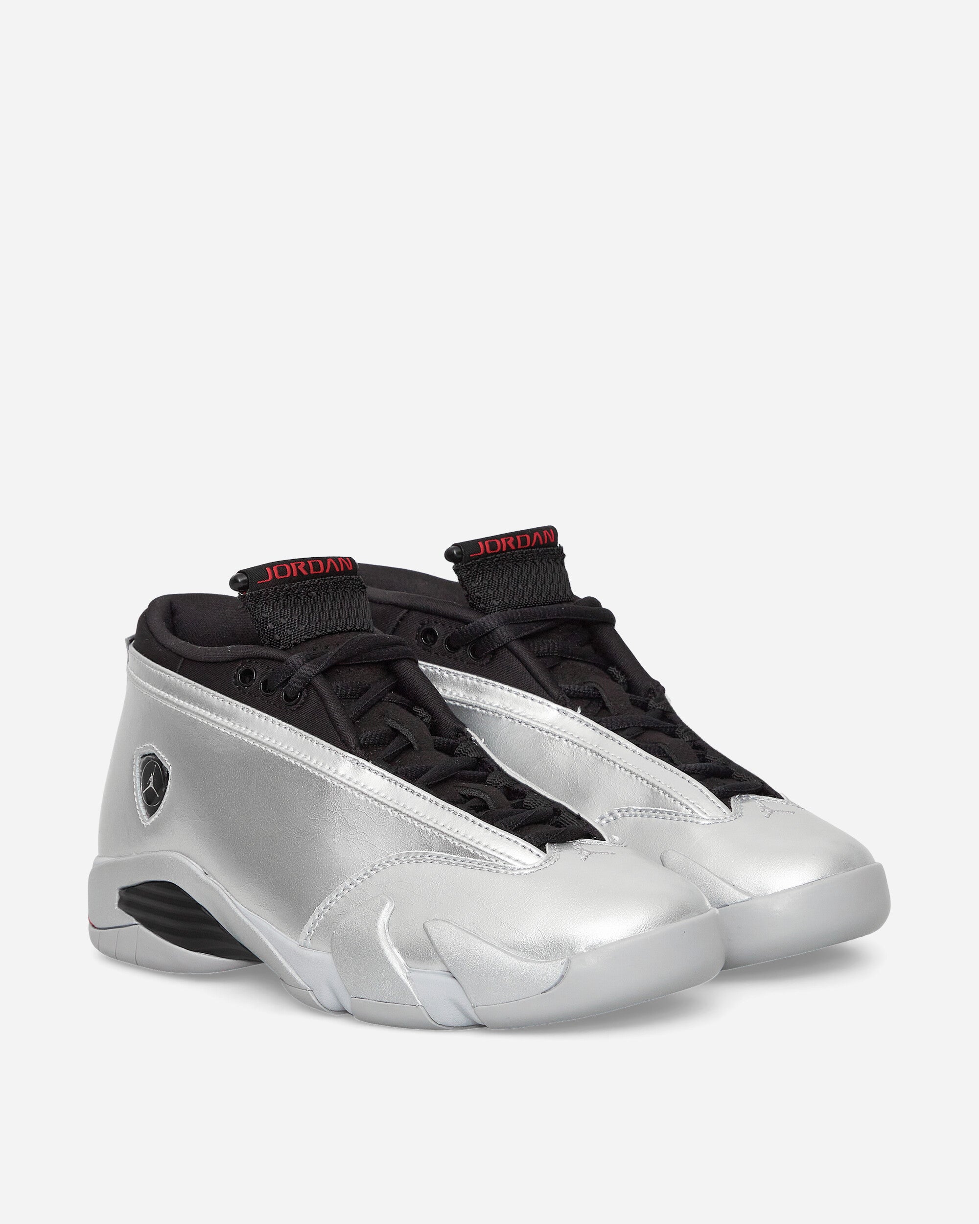 Nike Jordan Wmns Air Jordan 14 Retro Low Metallic Silver/Fire Red Sneakers Low DH4121-060