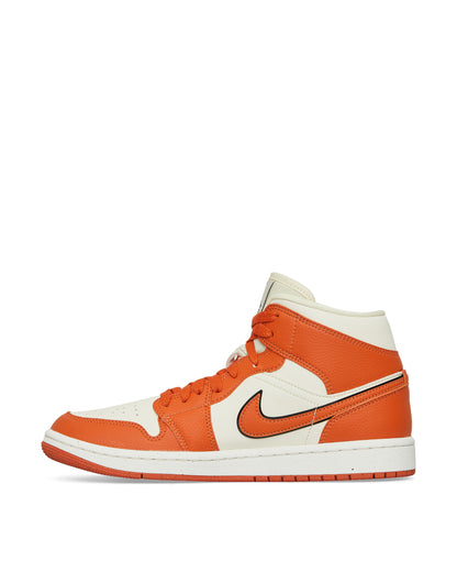 Nike Jordan Wmns Air Jordan 1 Mid Se Coconut Milk/Sport Spice Sneakers Mid DV1302-100