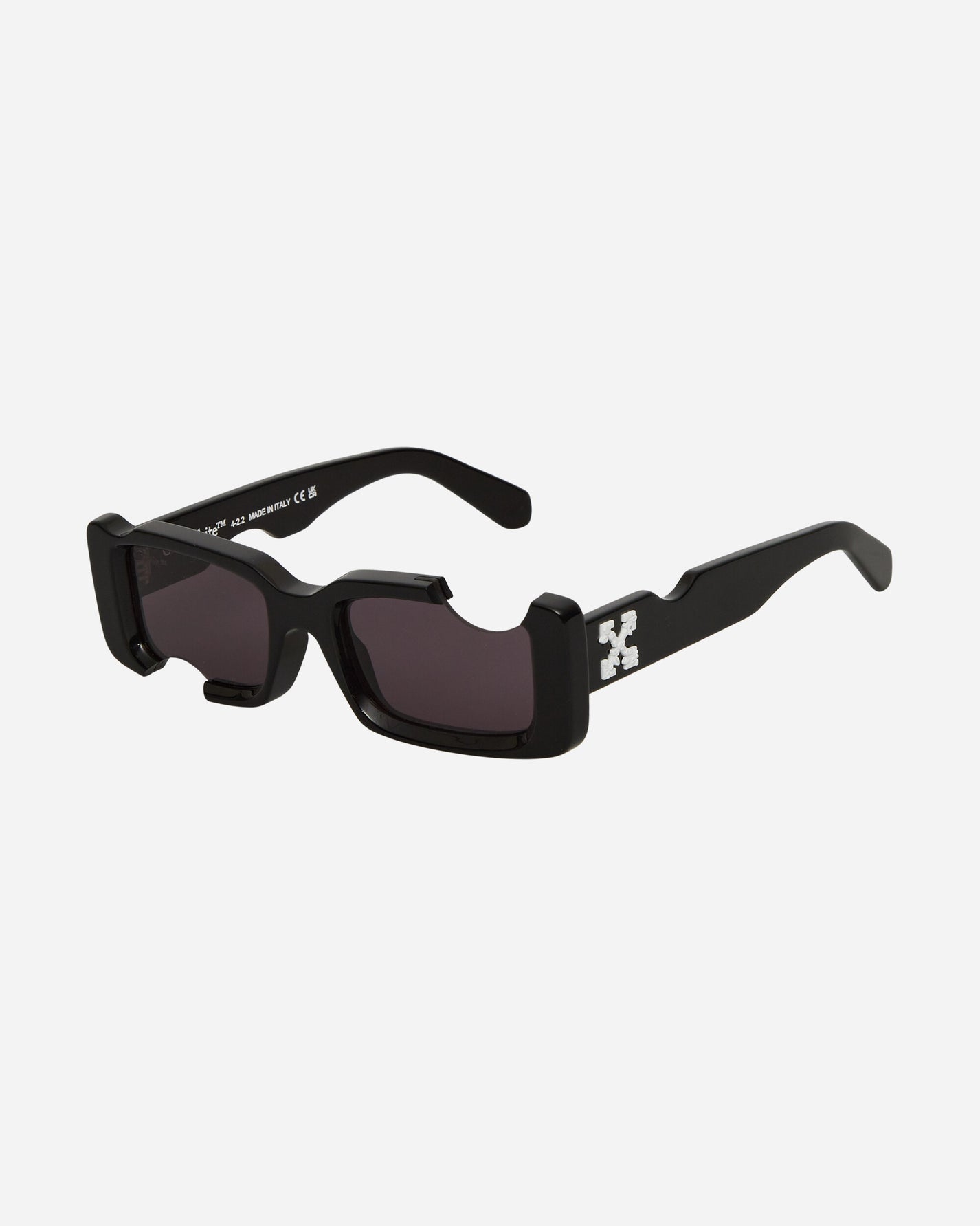 Off-White Cady Sunglasses Black Dark Eyewear Sunglasses OERI006C99PLA001 1007