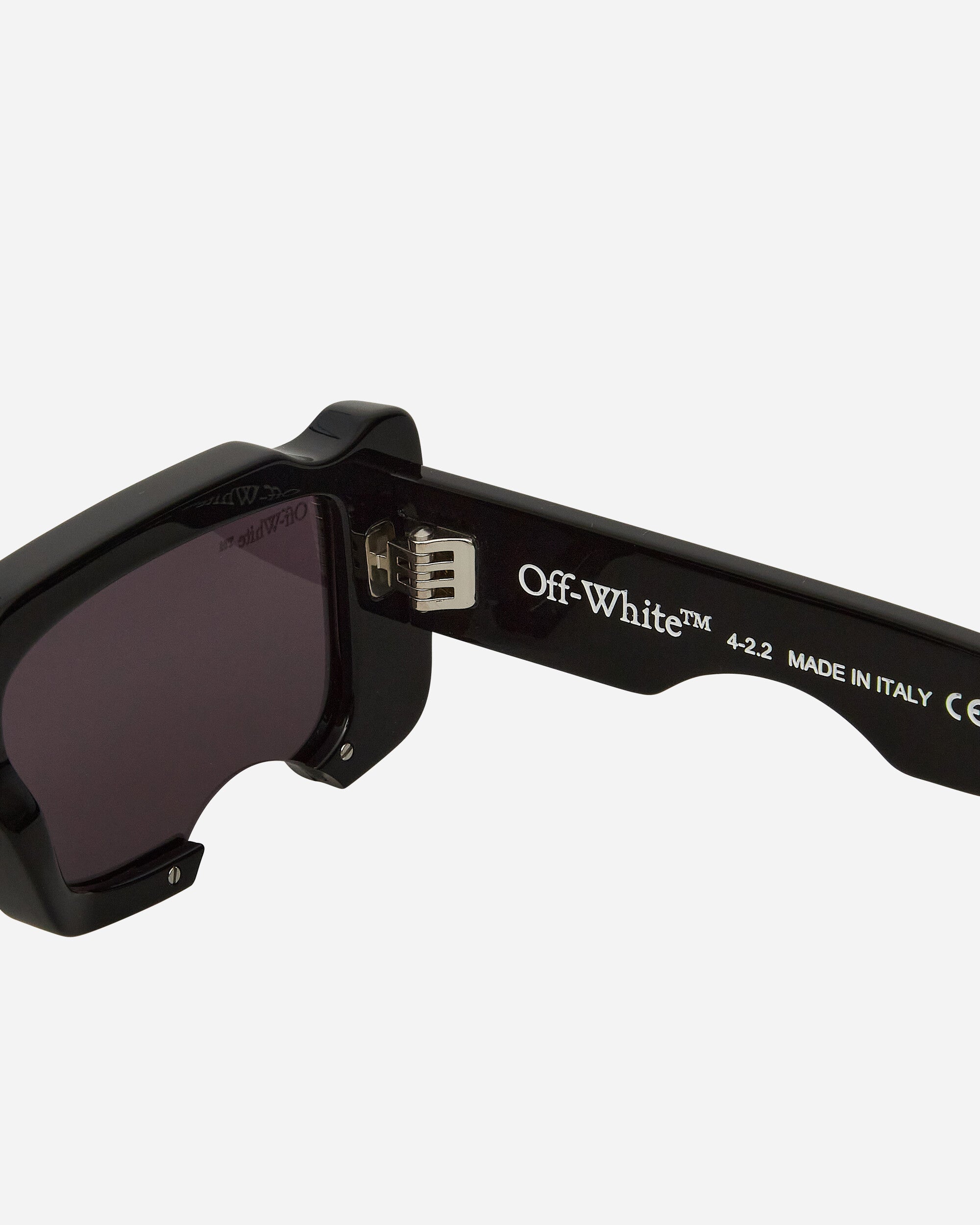 Off-White Cady Sunglasses Black Dark Eyewear Sunglasses OERI006C99PLA001 1007
