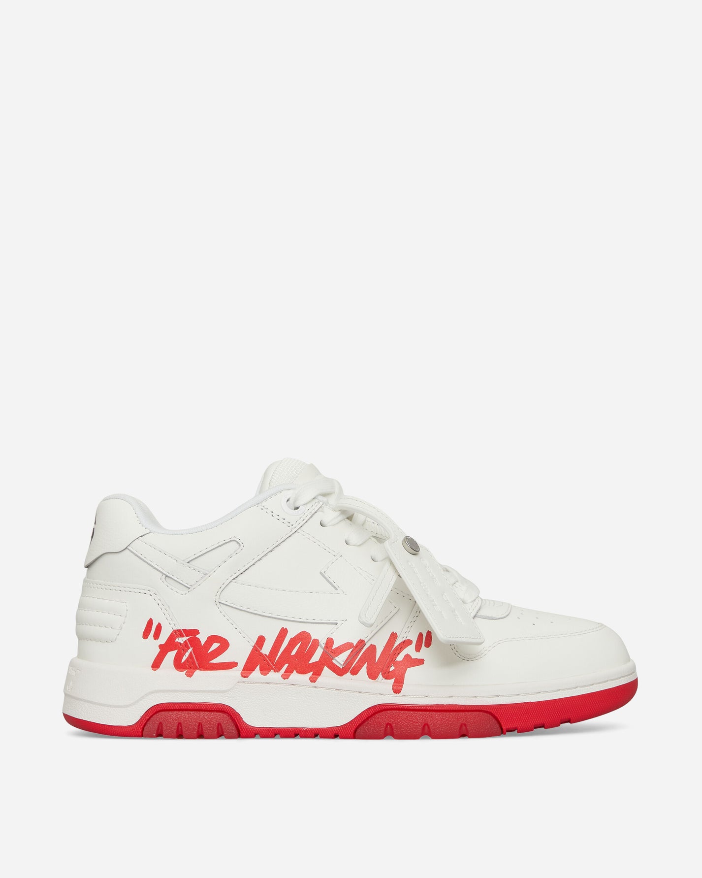 Off-White Out Of Office ''For Walking'' White/Red Sneakers Low OMIA189S23LEA003 0125